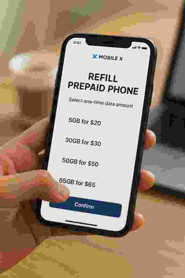 Refill Prepaid Phone Mobile X